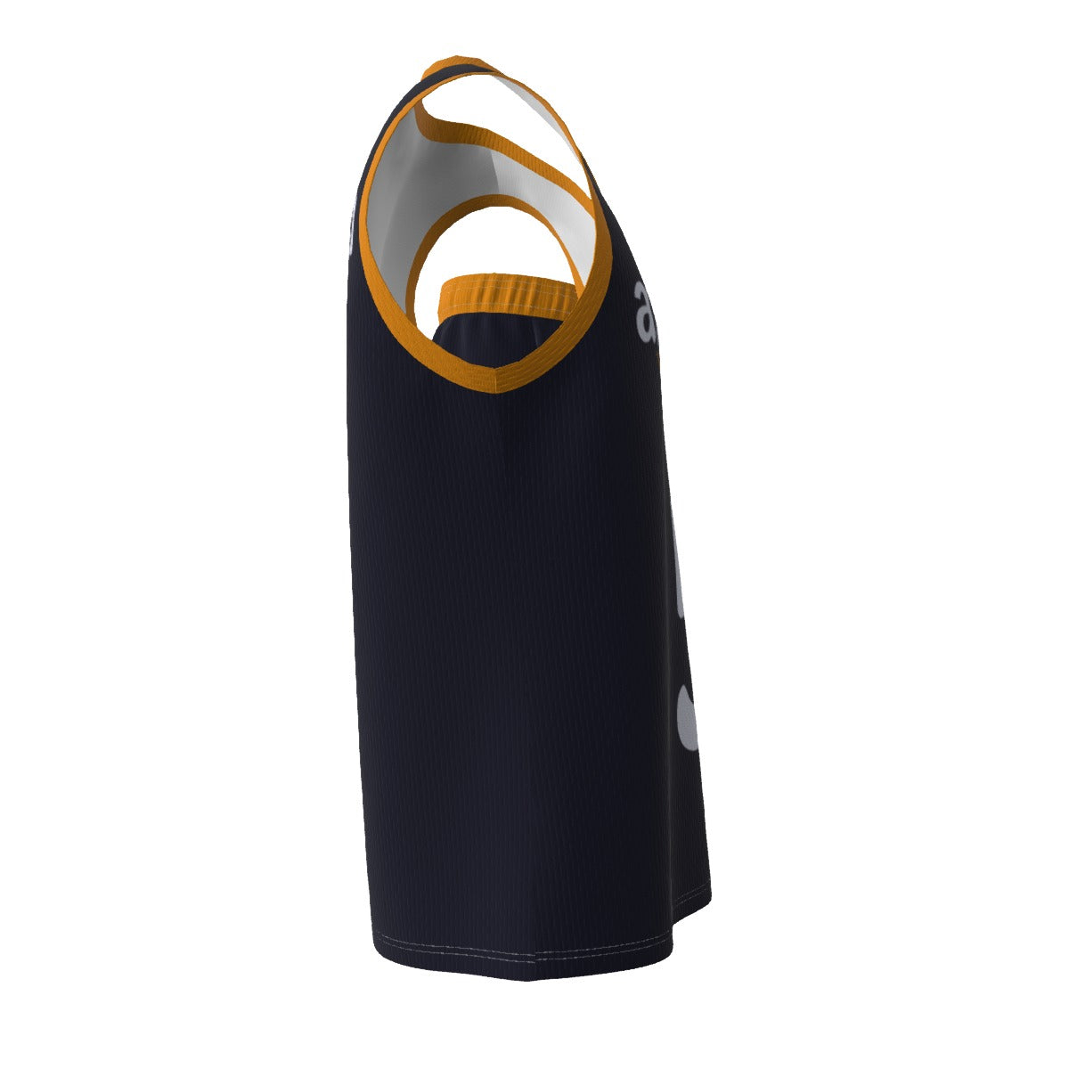 Navy Blue Amazon V Neck Basketball Suit