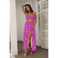 Women's Beach Vibes Tie Back Wrap Dress
