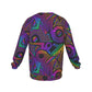 Bright Geometric Men's Drop Shoulder Round Neck Long-Sleeved Sweatshirt