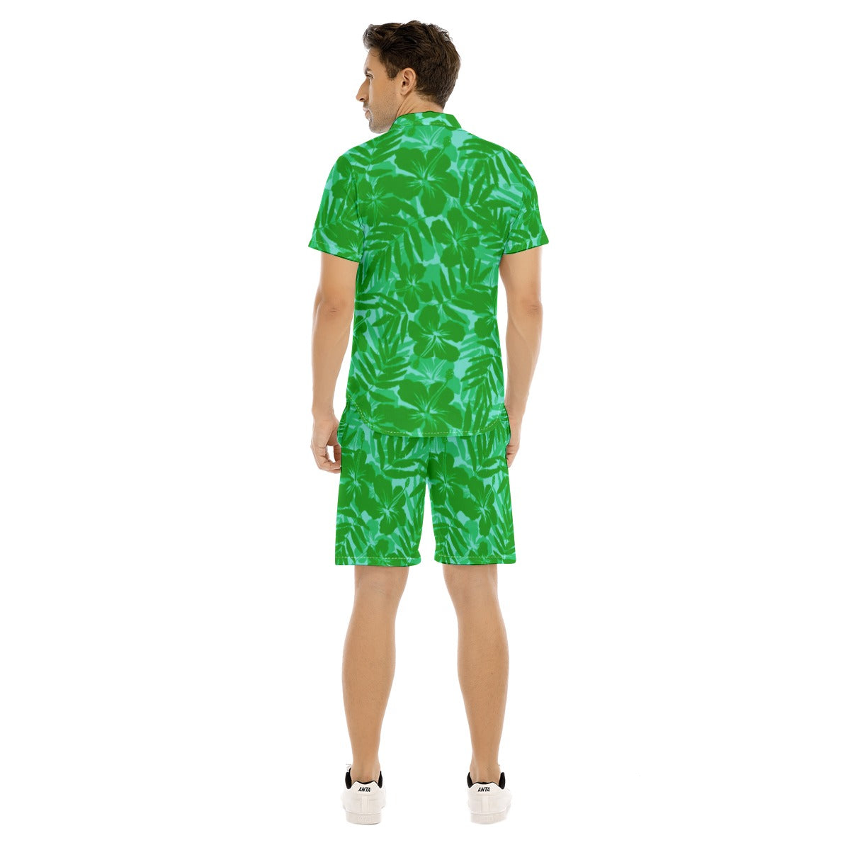 Men's Beach Vibes Short Sleeve Shirt Set