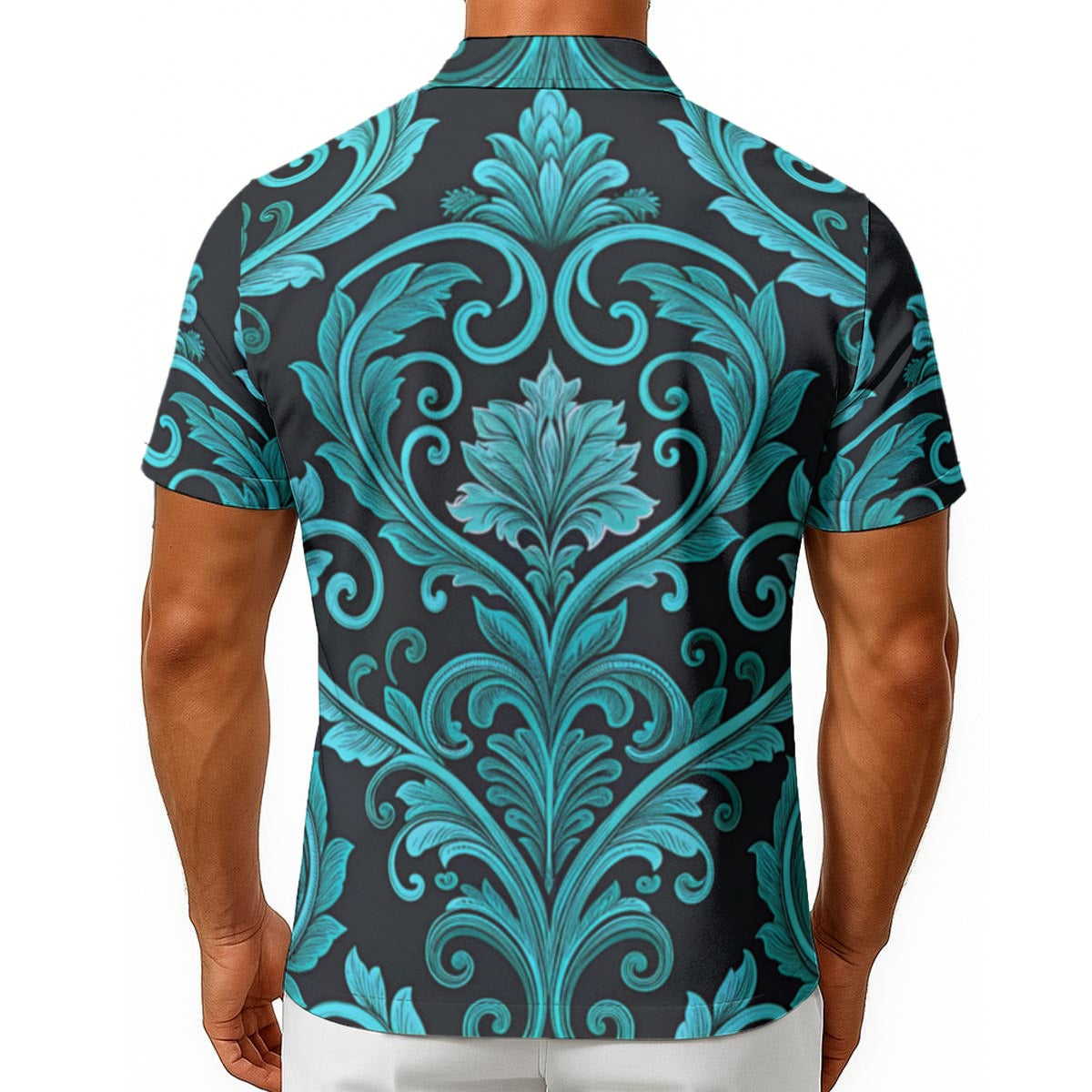 Men's Blue Sovereign Button Up