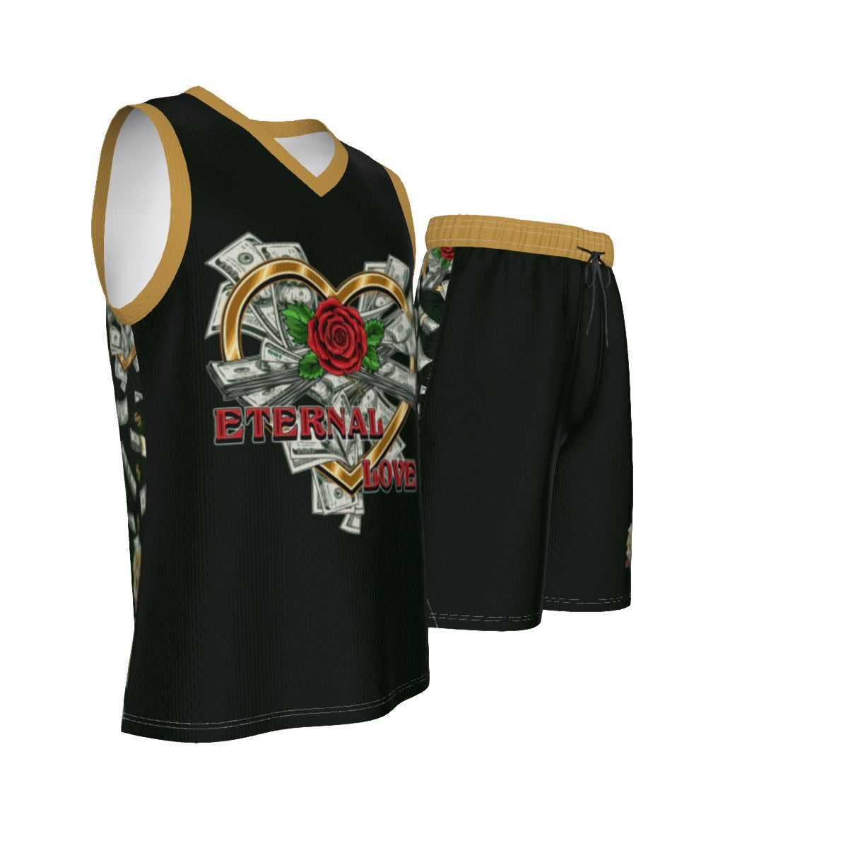 Made Royal Men's V Neck Basketball Suit