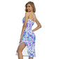 Beach Vibes Back Cross Cami Dress