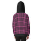 Kid's Plaid KMK Heavy Fleece Zip Up Hoodie