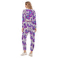 Women's Spring Time Vibes Crop Hoodie Sports Set