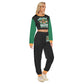 Addicted 2 The Hustle Women's Crop Sweatshirt Suit