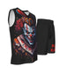 Killer Klowns Men's V Neck Basketball Suit