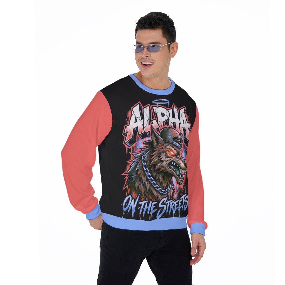 Men's Alpha On The Street Thicken Sweater