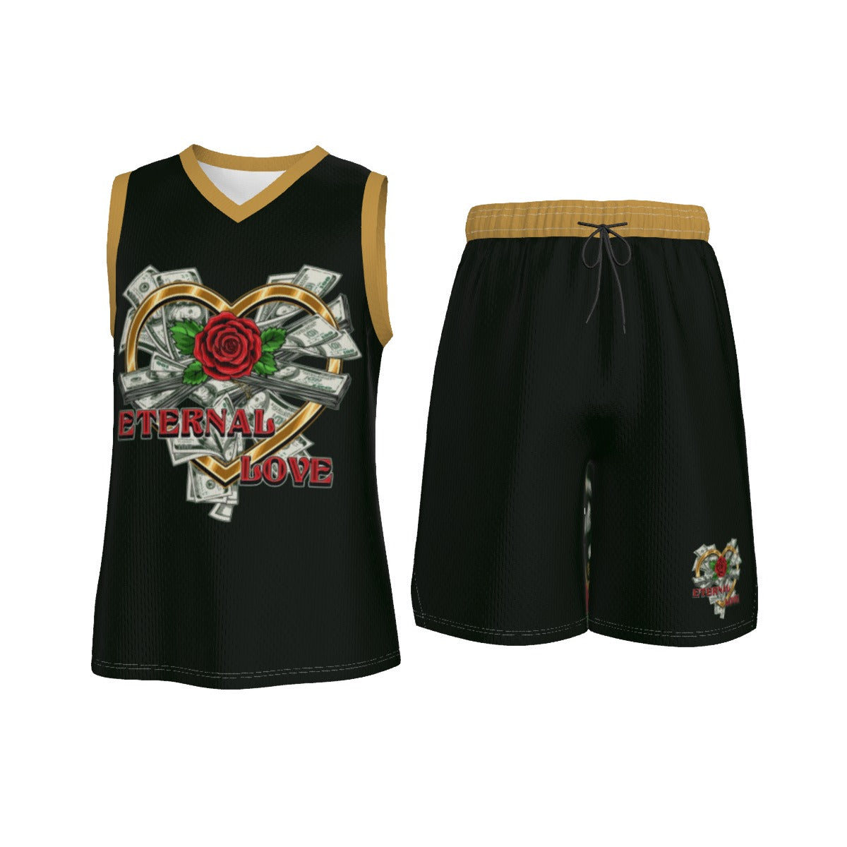 Made Royal Men's V Neck Basketball Suit