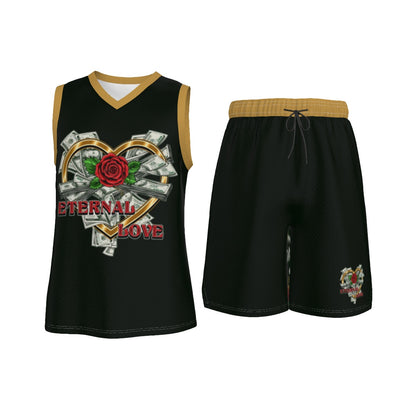 Made Royal Men's V Neck Basketball Suit