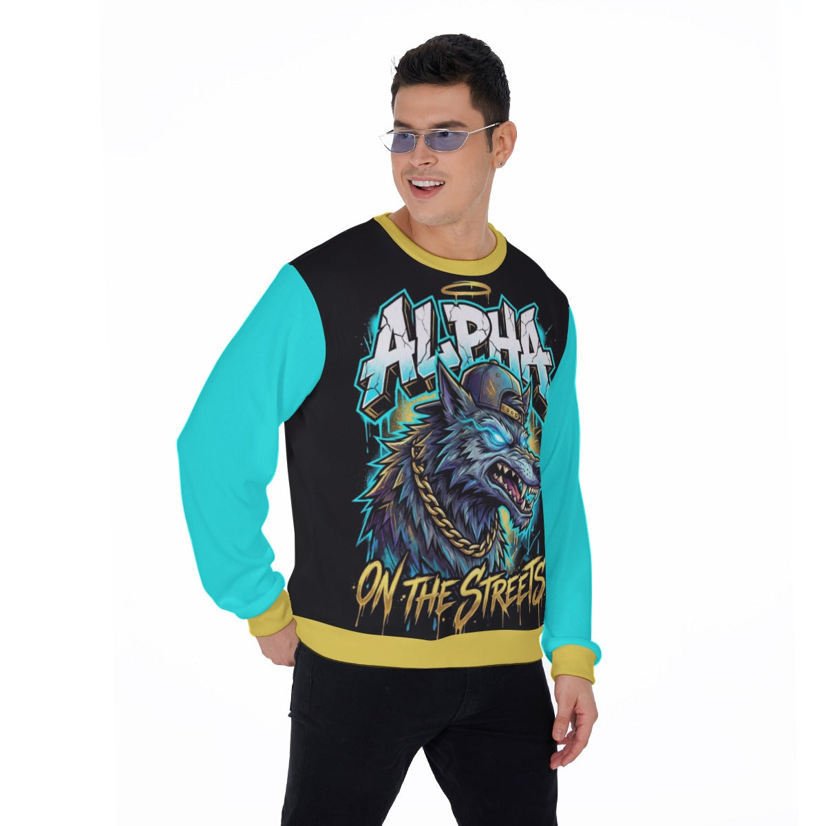 Men's Alpha On The Street Thicken Sweater
