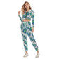 Women's Spring Time Vibes Crop Hoodie Sports Set
