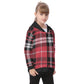 Kid's Plaid KMK Heavy Fleece Zip Up Hoodie