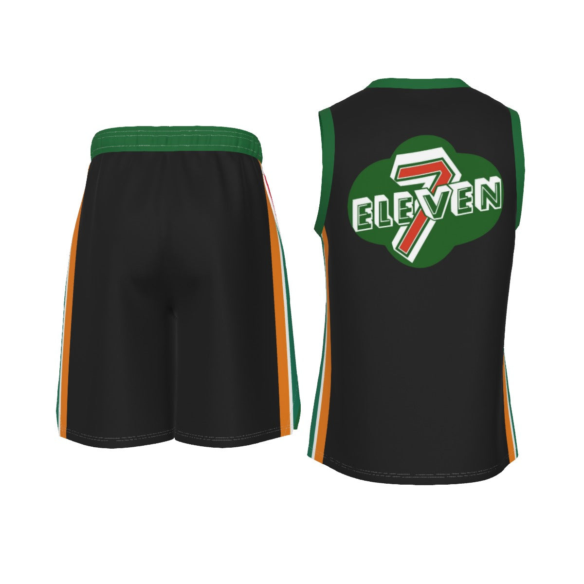 7/11 Men's V Neck Basketball Suit