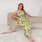 Women's Beach Vibes Oblique-Shoulder Exposure Dress With Side Split (Plus Size)