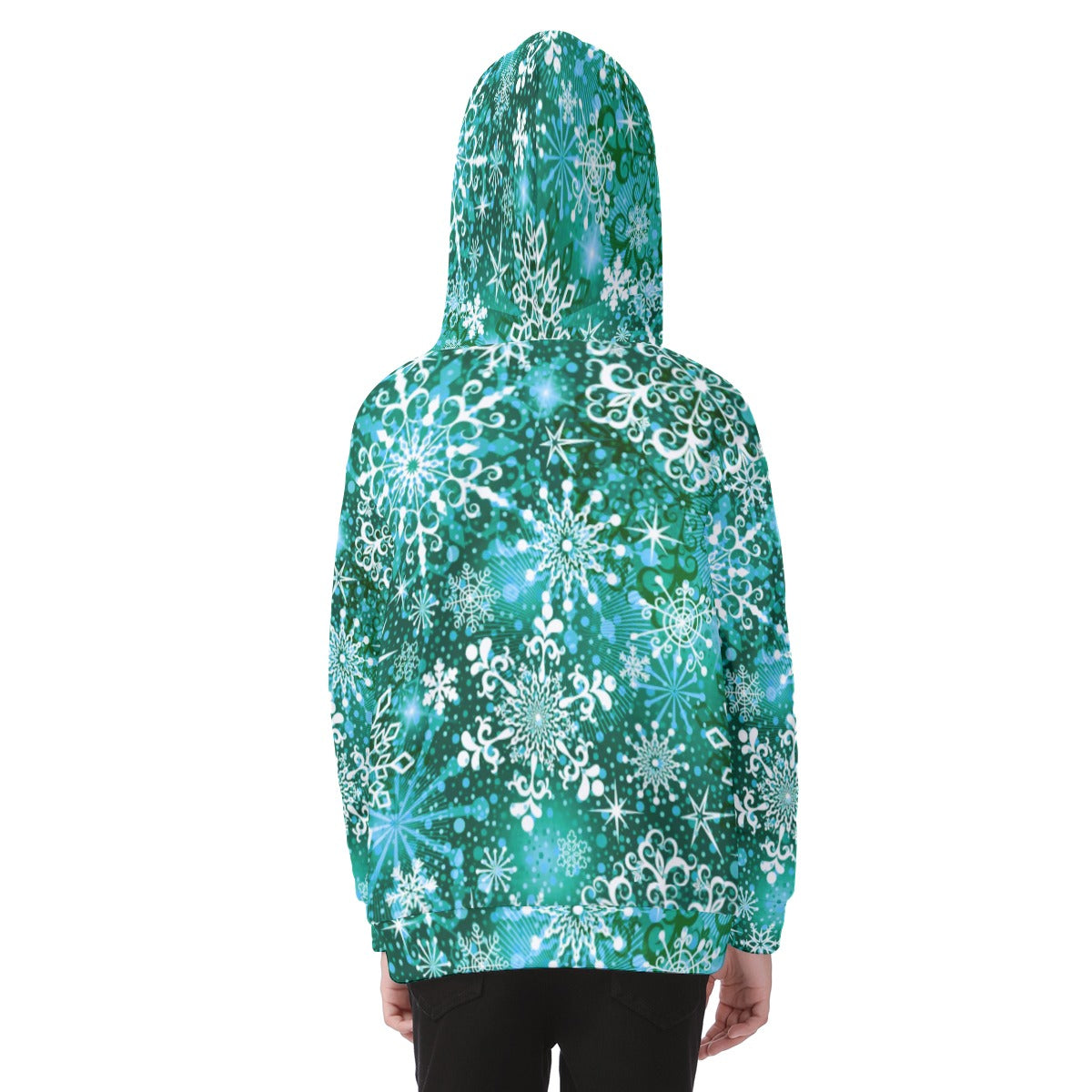 Kid's Winter Wonderland Heavy Fleece Zip Up Hoodie