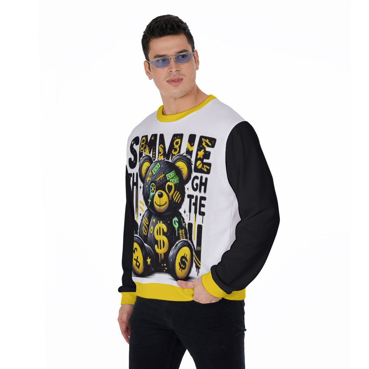 Men's Smile Through The Pain Thicken Sweater