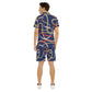 Men's Golden Chains Short Sleeve Shirt Set