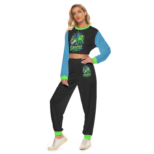 Women's Sayless Crop Sweatshirt Suit