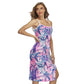 Tropic Summer Vibes Back Cross Cami Dress