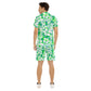 Men's Beach Vibes Short Sleeve Shirt Set