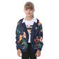 Kid's Watercolor Night Heavy Fleece Zip Up Hoodie