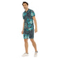 Men's Floral Short Sleeve Shirt Set