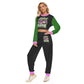 Addicted 2 The Hustle Women's Crop Sweatshirt Suit