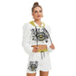 Bite Me Women's Micro Fleece Hoodie And Shorts Set