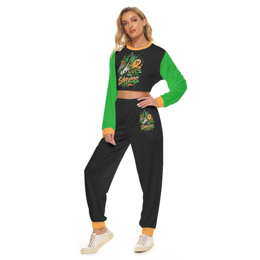 Women's Sayless Crop Sweatshirt Suit