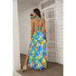 Women's Tropic Summer Vibes Tie Back Wrap Dress