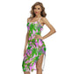 Tropic Summer Vibes Back Cross Cami Dress