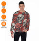 Men's Skulls & Roses Thicken Sweater