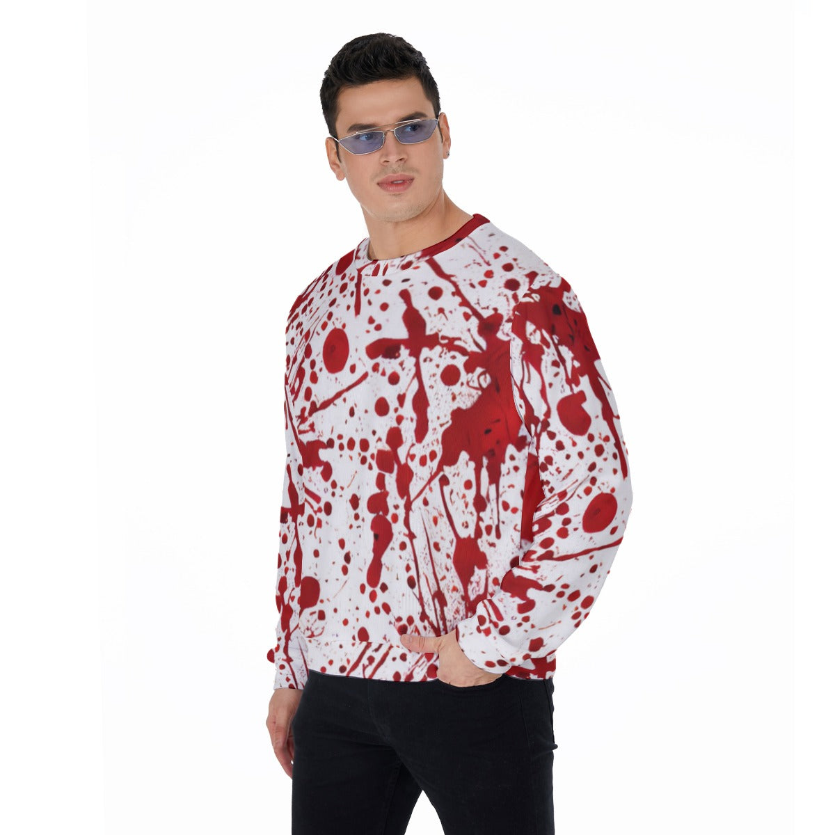 Men's True Crimes Thicken Sweater