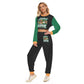 Addicted 2 The Hustle Women's Crop Sweatshirt Suit