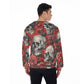 Men's Skulls & Roses Thicken Sweater