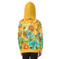 Kid's Sunflower Garden Heavy Fleece Zip Up Hoodie