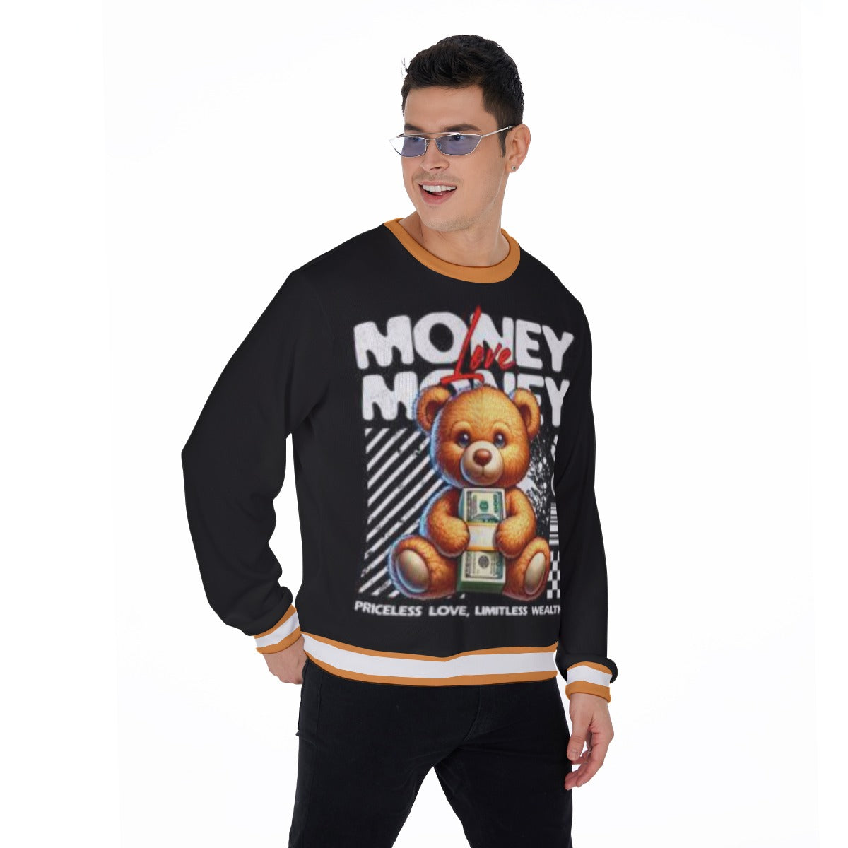 Love Money Men's Thicken Sweater