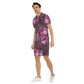 Men's Floral Short Sleeve Shirt Set