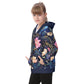 Kid's Watercolor Night Heavy Fleece Zip Up Hoodie
