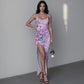 Women's Beatiful Garden Long Dress With Slit