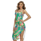 Tropic Summer Vibes Back Cross Cami Dress