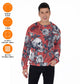 Men's Skulls & Roses Thicken Sweater