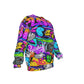 Graffiti Style Men's Drop Shoulder Round Neck Long-Sleeved Sweatshirt