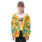 Kid's Sunflower Garden Heavy Fleece Zip Up Hoodie