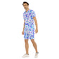 Men's Beach Vibes Short Sleeve Shirt Set