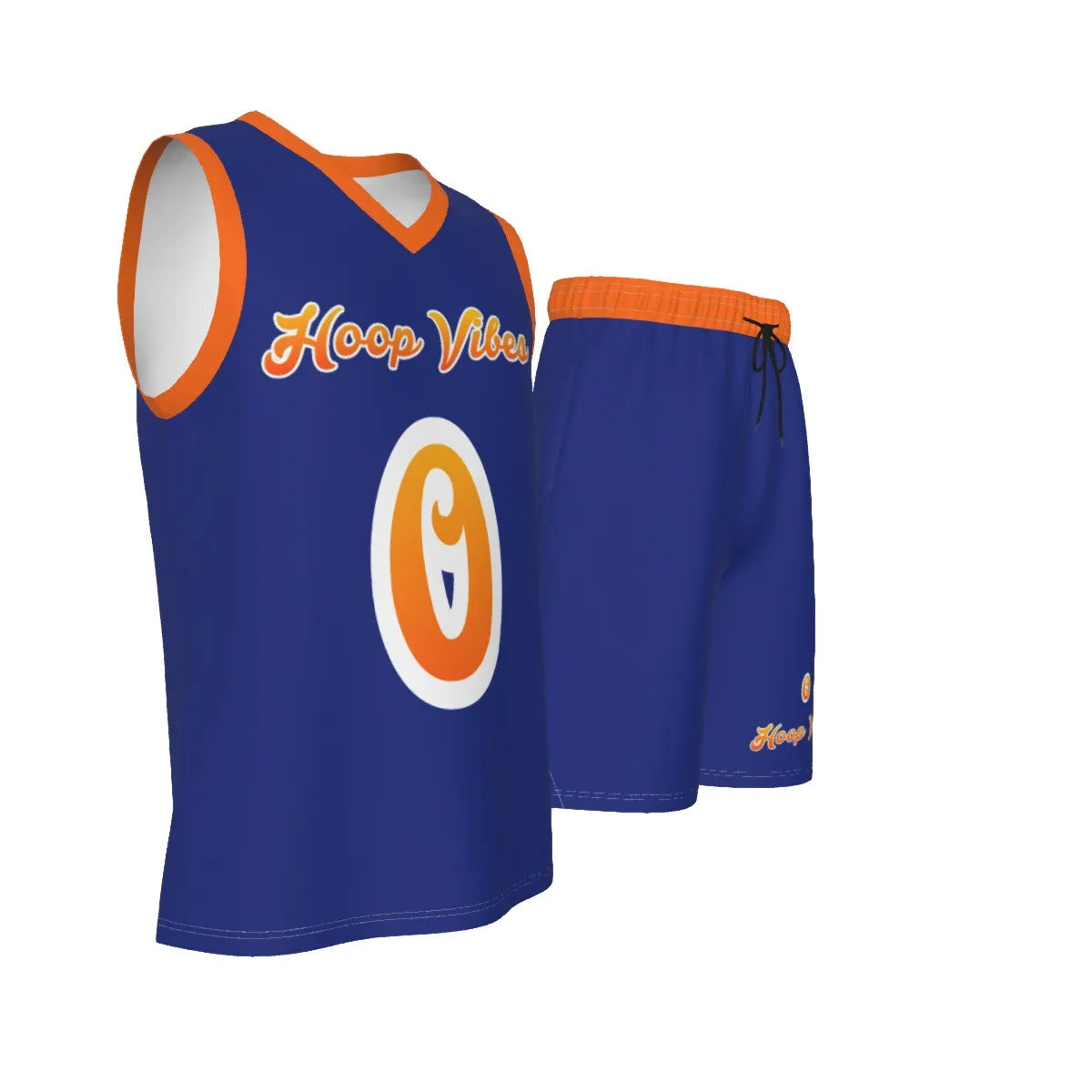 Hoop Vibes #0 Men's V Neck Basketball Suit