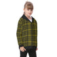 Kid's Plaid KMK Heavy Fleece Zip Up Hoodie
