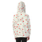 Kid's Queen Of Hearts Heavy Fleece Zip Up Hoodie