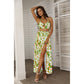 Women's Beach Vibes Tie Back Wrap Dress